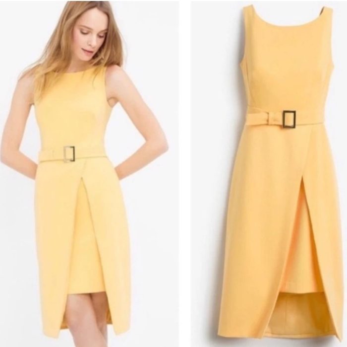 White House Black Market Belted Dress