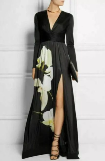 NWT Altuzarra for Target floral print V neck Maxi dress