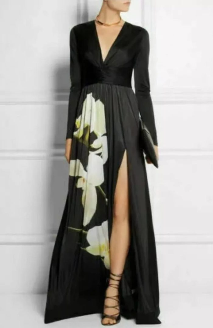 NWT Altuzarra for Target floral print V neck Maxi dress