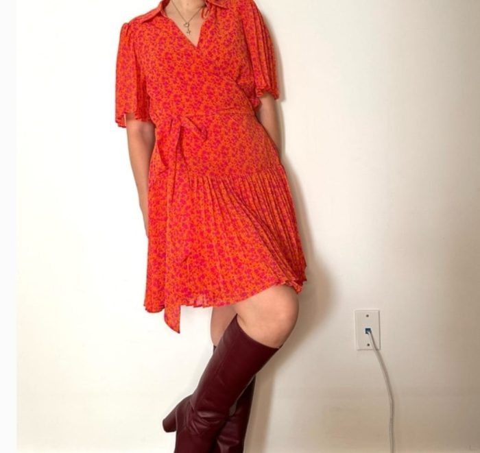 Alexis Cocktail Mini Flowers Dress - Image 9