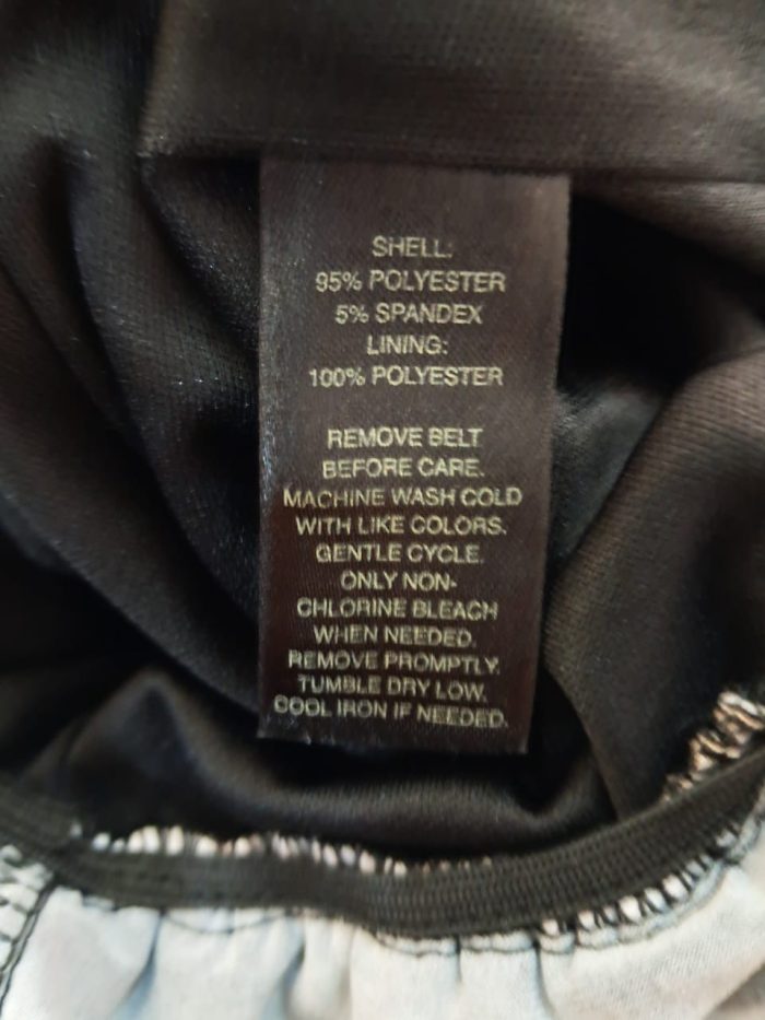 White House Black Market Sleeveless Belted Dress - Image 3