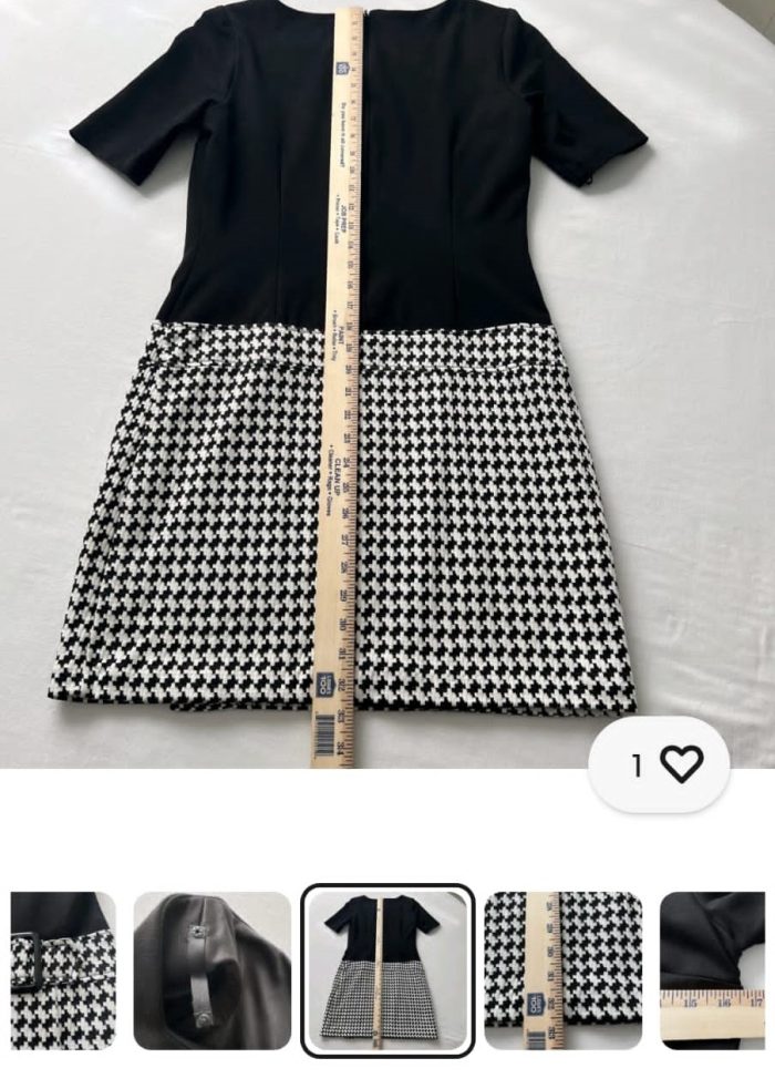 White House Black Market Houndstooth - Image 3