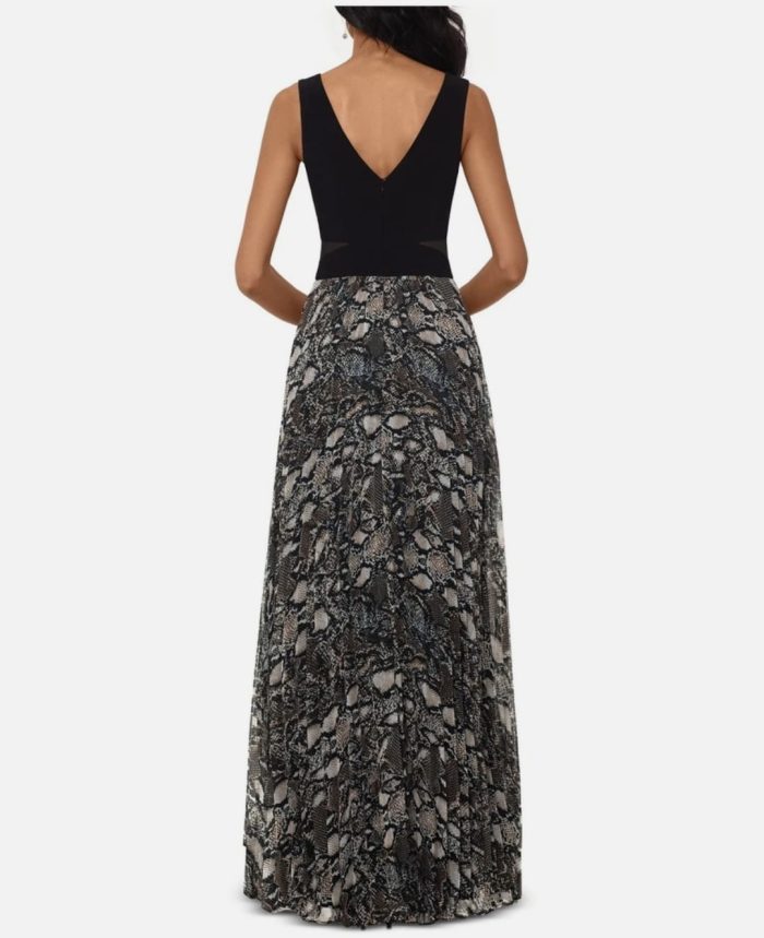 Xscape snake print  Maxi Dress 8 - Image 3