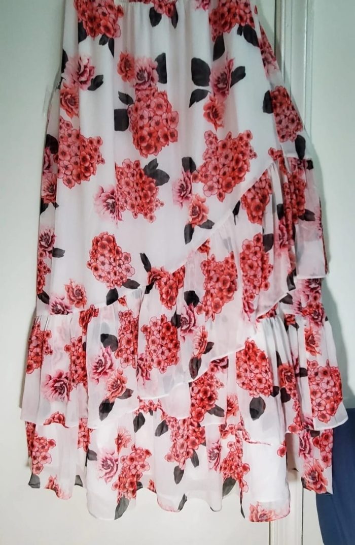 White House Black Market floral maxi dress. US M - Image 3
