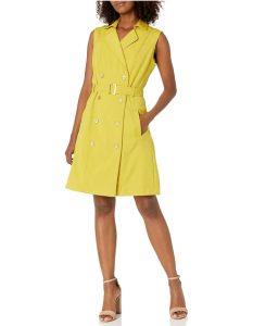 Sharagano Custard Dress. US 8P