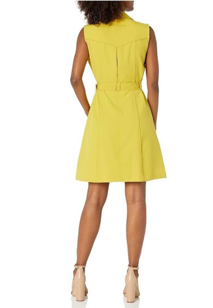 Sharagano Custard Dress. US 8P - Image 2