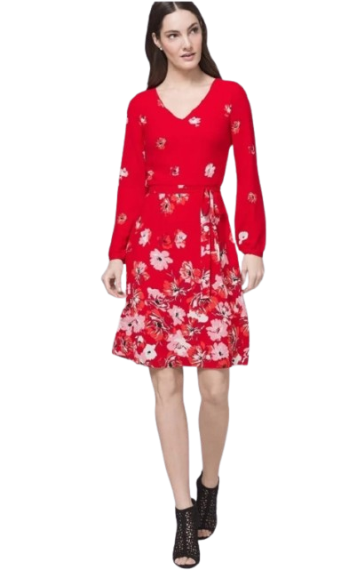 White House Black Market Floral Dress