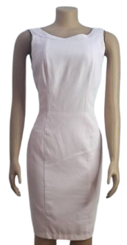 White House Black Market Light Peach Sleeveless dress