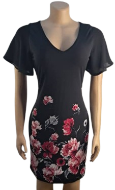 White House Black Market Floral Reversible Dress