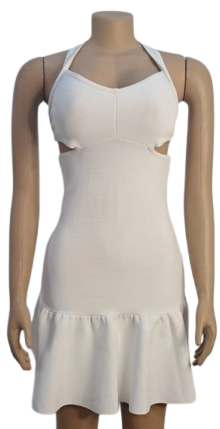 Guess Los Angeles Cut-out White Dress
