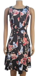 White House Black Market Sleeveless Floral Dress