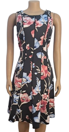 White House Black Market Sleeveless Floral Dress