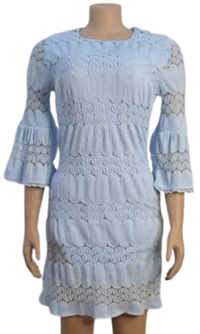 New York & Company Sky blue Stretchy dress