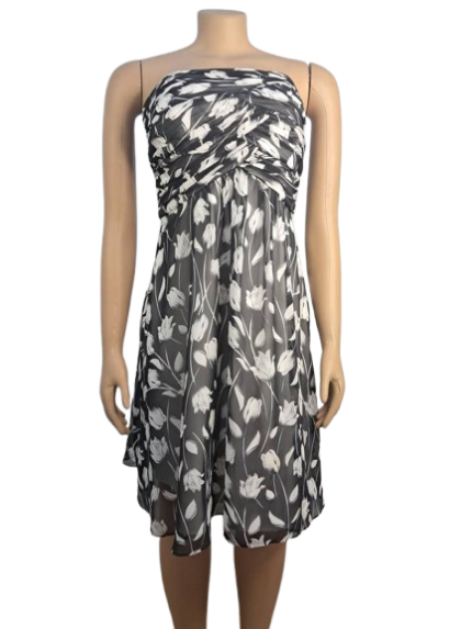 White House Black Market Burstier Floral Dress