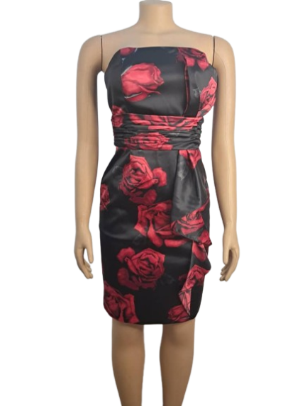 White House Black Market Floral Burstier Dress