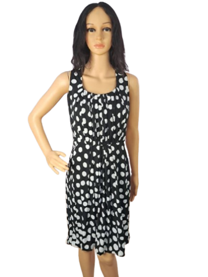 White House Black Market Polka Dots Dress