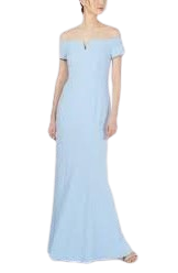 Calvin Klein Off-Shoulder Evening Gown. 10
