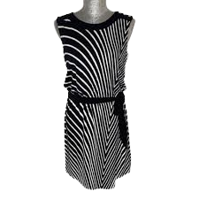 White House Black Market Belted Dress. US S, M, XXS