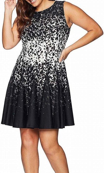 Eliza J White & Black  Dress 6p