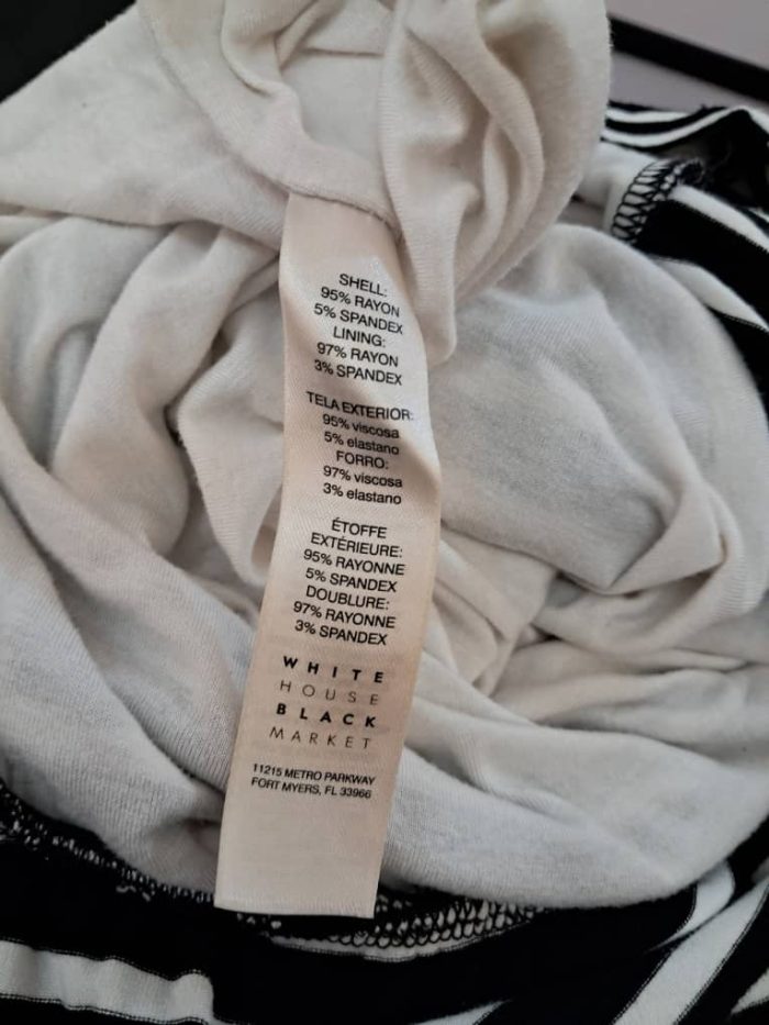 White House Black Market Stripped Dress - Image 3