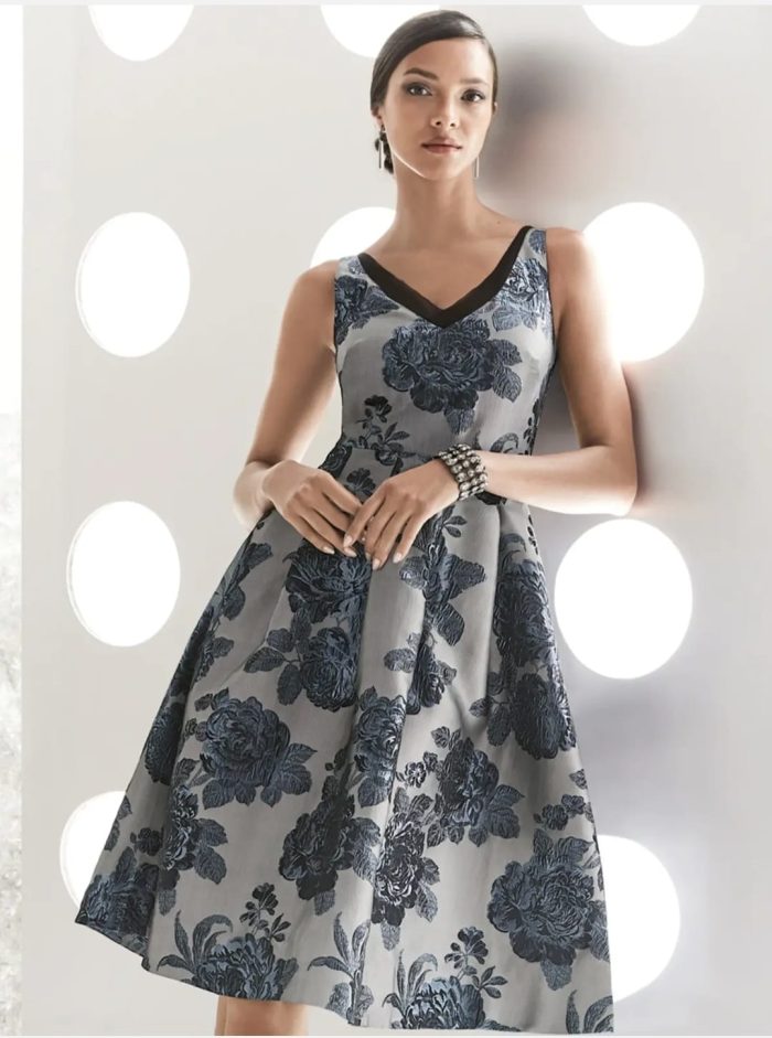 White House Black Market Floral Sleeveless Dress - Image 2