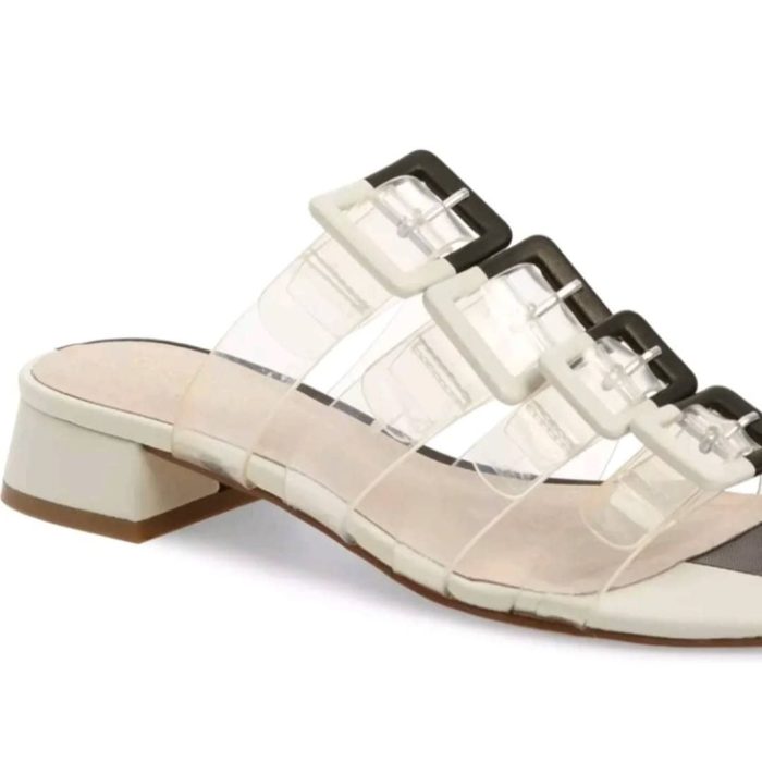 Cecelia new york white/black Slides - Image 2