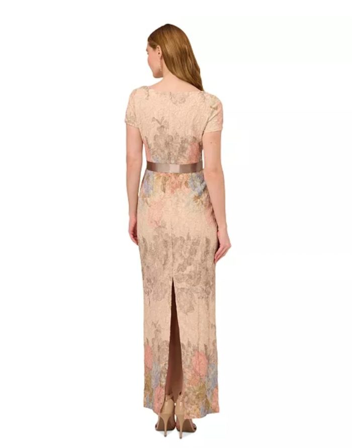 Adrianna Papell Floral Damask Dress - Image 3