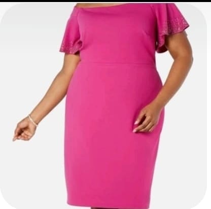 Calvin Klein Pink Dress. US 16