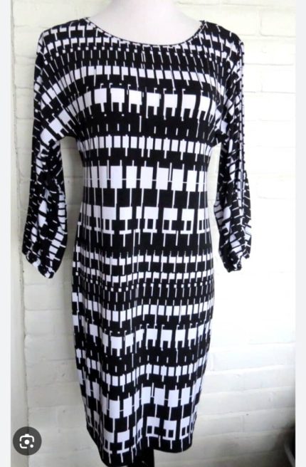 Calvin Klein black/white Dress. US 10