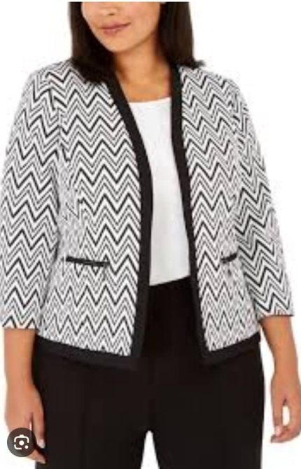 Kasper chevron blazer
