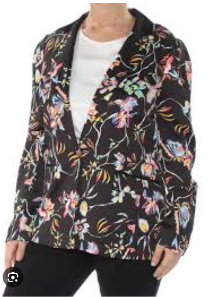 Bar III Floral Blazer. US 8