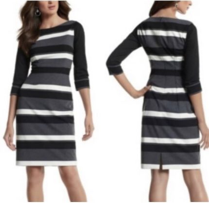 White House Black Market Dress. US 14
