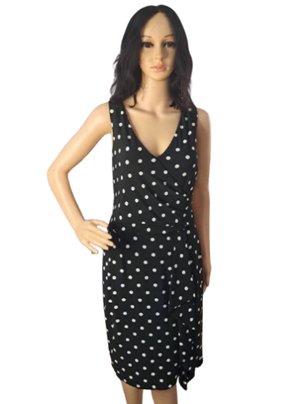 Ralph Lauren Polka Dots Sleeveless Dress