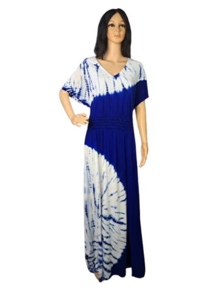 INC blue & white maxi Dress