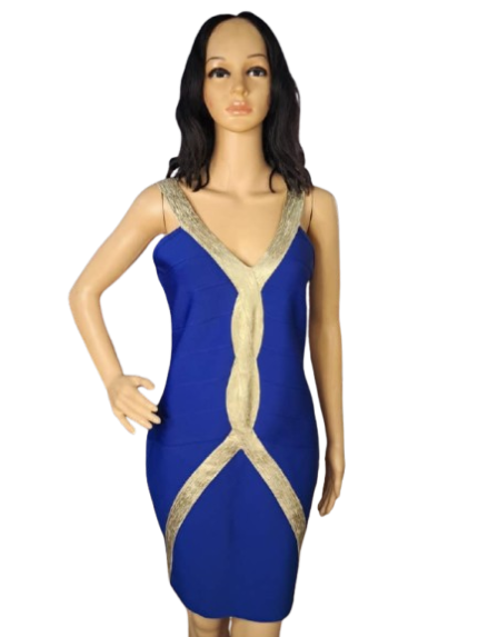 Venus Gold Strap design Dress