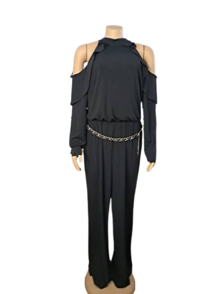 Thalia Sodi Cut-out Shoulder Jumpsuit