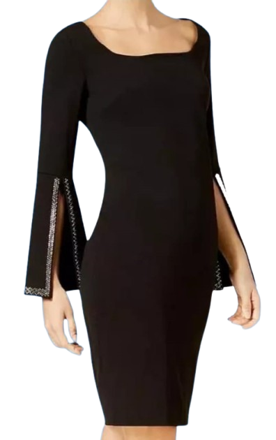 Calvin Klein Black Dress With Cut-Out Hand