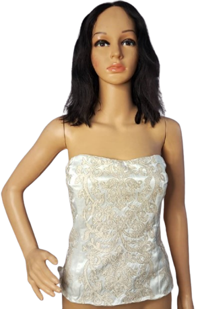 White House Black Market Bustier Top
