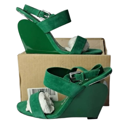 Calvin Klein Green Sandals (Suede)