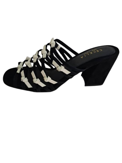 Cecelia New york Black/white Slide Heel
