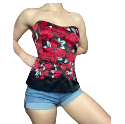 White House Black Market Bustier Top. Size 14