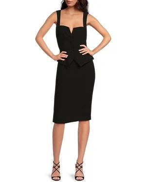 White House Black Market V-neck Dress. US 10