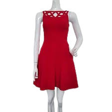 White House Black Market Cut-out Sleeveless Dress  US 12