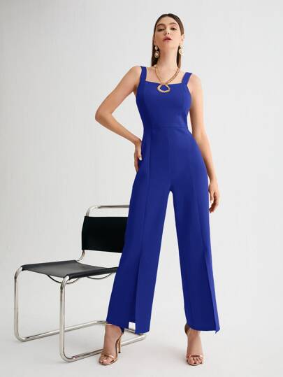 International Concept Sleeveless Wide leg Party Jump suit 10p