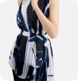 Alfani pleated belted top. Sizes S and M