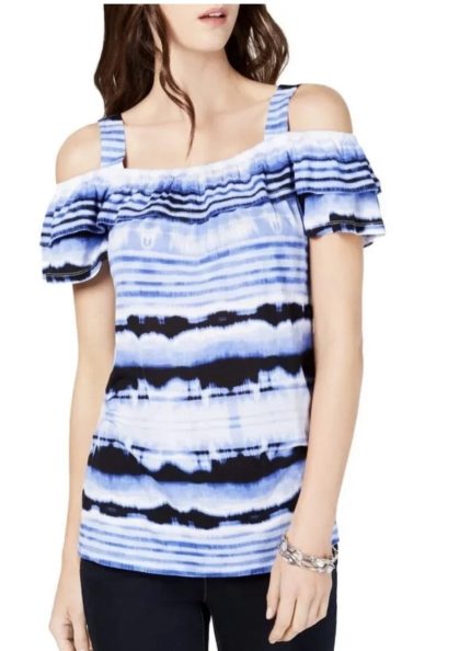 International Concept Strap top with cut-out shoulder 