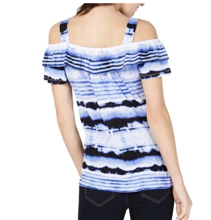 International Concept Strap top with cut-out shoulder  - Image 2