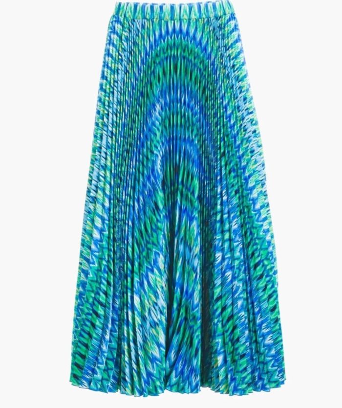 Chico's multiple coloured printed long skirt - Image 2