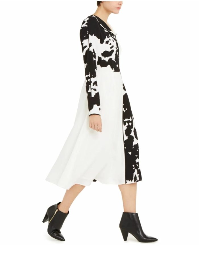 Alfani White & Black Floral Dress - Image 3