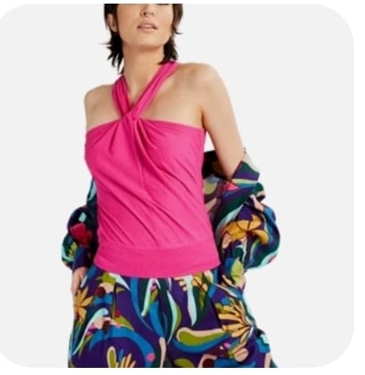International Concept Criss Cross-Neck Top